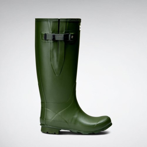 Hunter Norris Field Wide Fit Rain Boots For Womens - NZ L0897